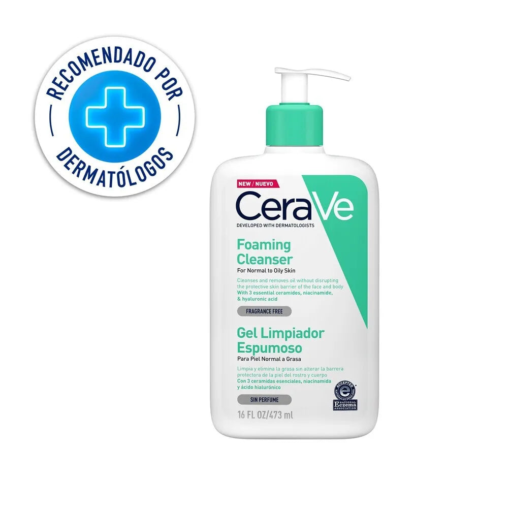 Gel limpiador espumoso