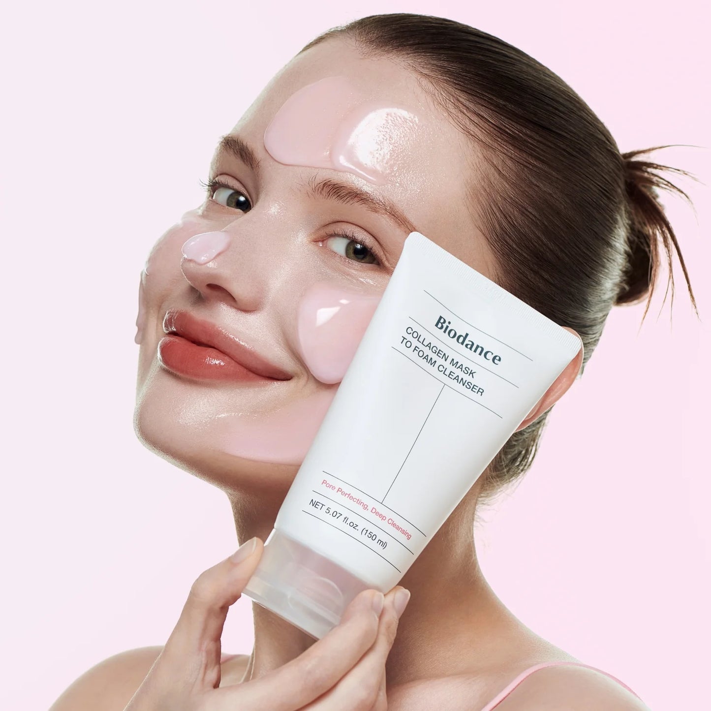 Collagen Mask to Foam Cleanser