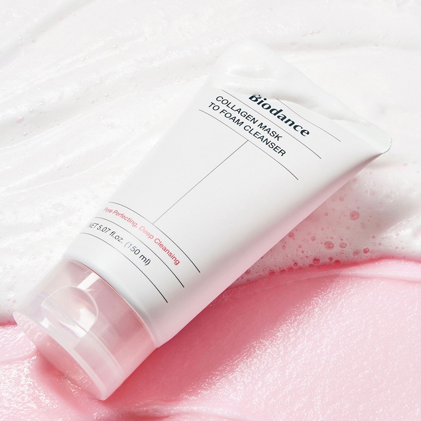 Collagen Mask to Foam Cleanser